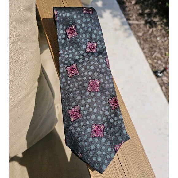 Versace Other - GIANNI VERSACE COUTURE silk neck tie iconic classic print, Vintage 90s Business